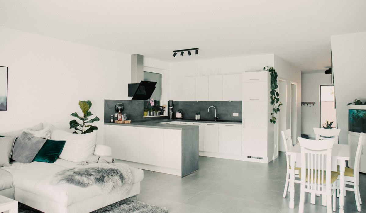 Wohnzimmer und Küche